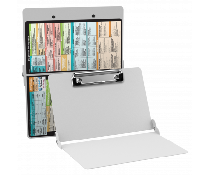WhiteCoat Clipboard® - White Diagnostic Sonography Edition